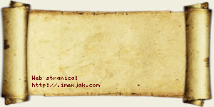 Omilj Jačovac vizit kartica